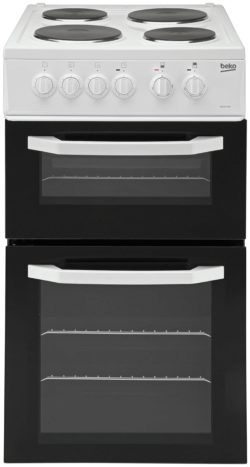 Beko - BD531A Twin - Electric Cooker - White